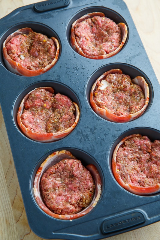 Bacon Wrapped Muffin Pan Meatloaf (aka Salisbury Steak Filet Mignon) Bacon Wrapped Muffin Pan Meatloaf (aka Salisbury Steak Filet Mignon)