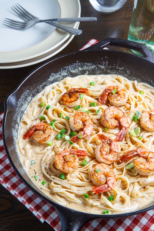 Cajun Shrimp Fettuccine Alfredo Cajun Shrimp Fettuccine Alfredo