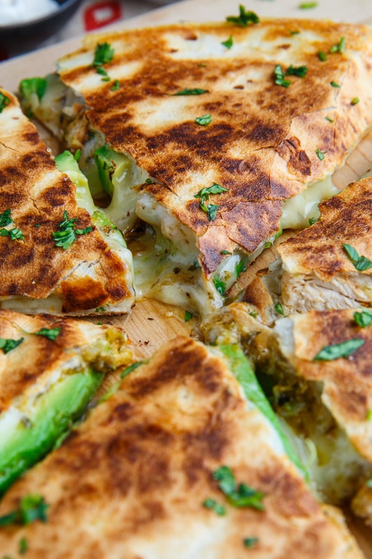 Chicken and Avocado Quesadillas Chicken and Avocado Quesadillas
