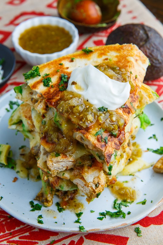 Chicken and Avocado Quesadillas Chicken and Avocado Quesadillas