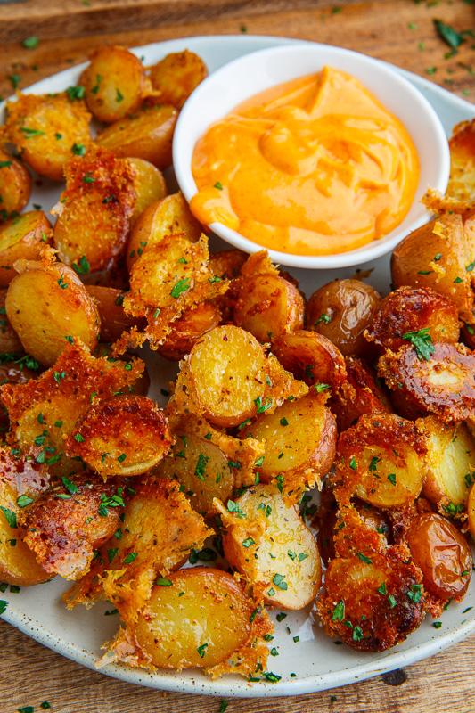 Crispy Parmesan Roast Potatoes Crispy Parmesan Roast Potatoes