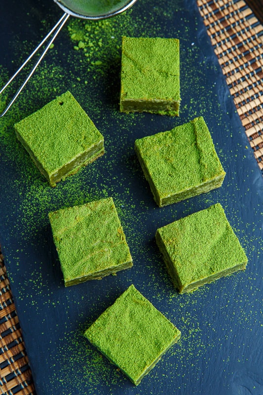 Matcha Green Tea White Chocolate Blondies Matcha Green Tea White Chocolate Blondies