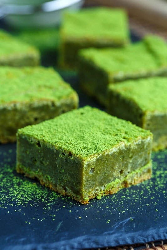 Matcha Green Tea White Chocolate Blondies Matcha Green Tea White Chocolate Blondies