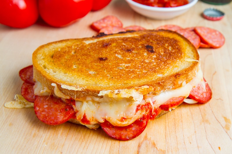 Pepperoni Pizza Grilled Cheese Pepperoni Pizza Grilled Cheese