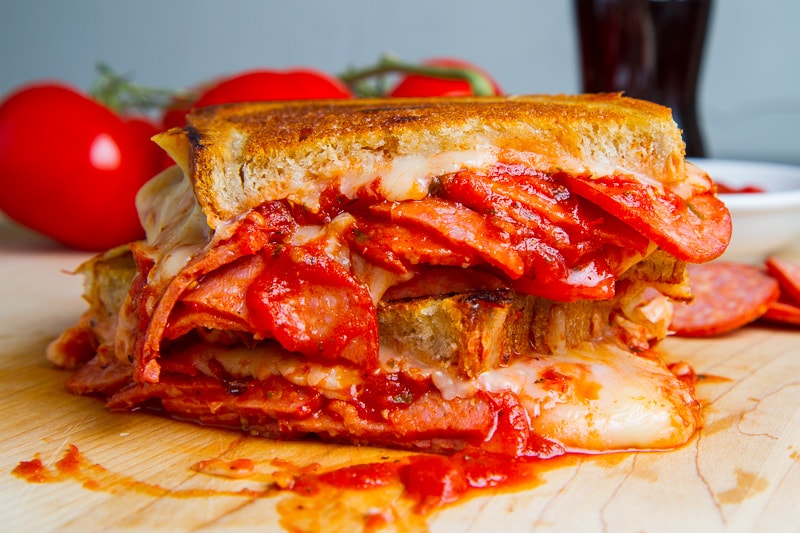 Pepperoni Pizza Grilled Cheese Pepperoni Pizza Grilled Cheese