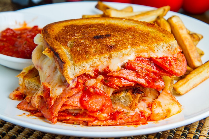 Pepperoni Pizza Grilled Cheese Pepperoni Pizza Grilled Cheese