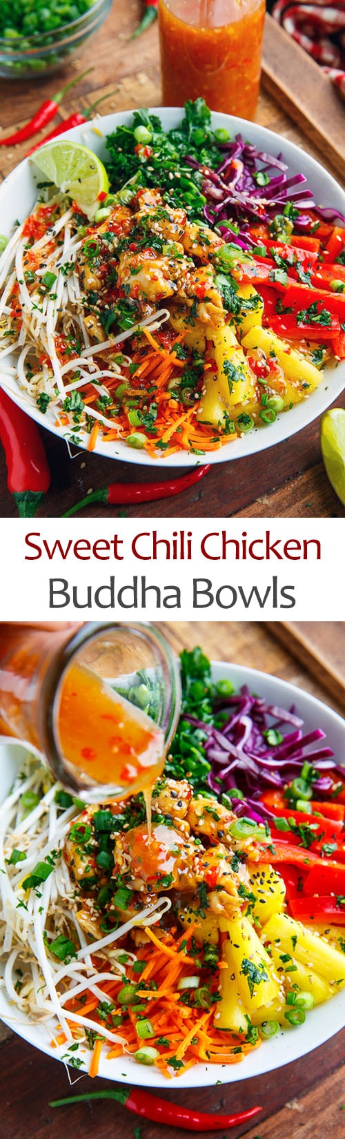 Thai Sweet Chili Chicken Buddha Bowls Thai Sweet Chili Chicken Buddha Bowls