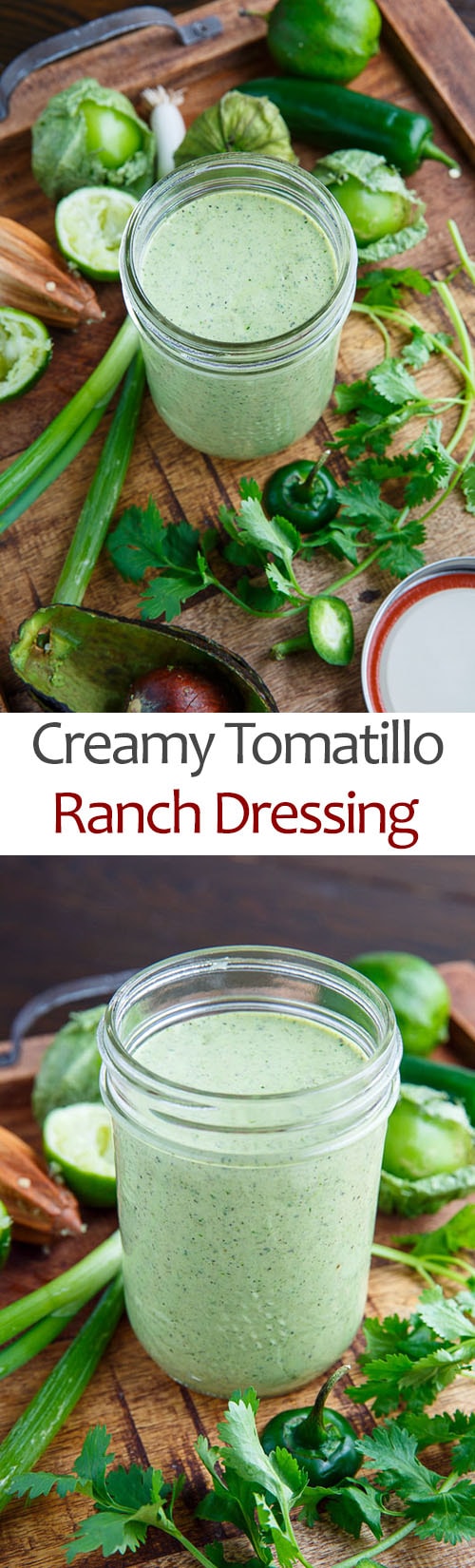 Creamy Tomatillo Ranch Dressing Creamy Tomatillo Ranch Dressing