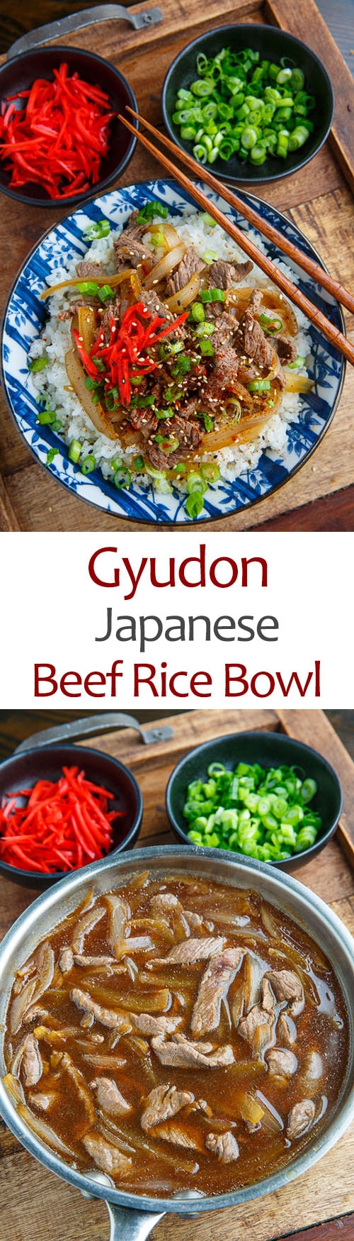 Gyudon (Japanese Beef Rice Bowl) Gyudon (Japanese Beef Rice Bowl)