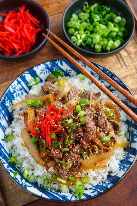 Gyudon (Japanese Beef Rice Bowl) Gyudon (Japanese Beef Rice Bowl)