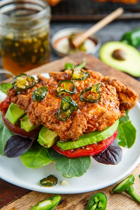 Jalapeno Honey Crispy Fried Chicken BLT Jalapeno Honey Crispy Fried Chicken BLT