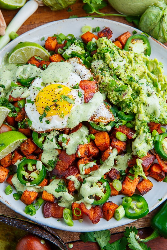 Breakfast Loaded Sweet Potato Fries Breakfast Loaded Sweet Potato Fries