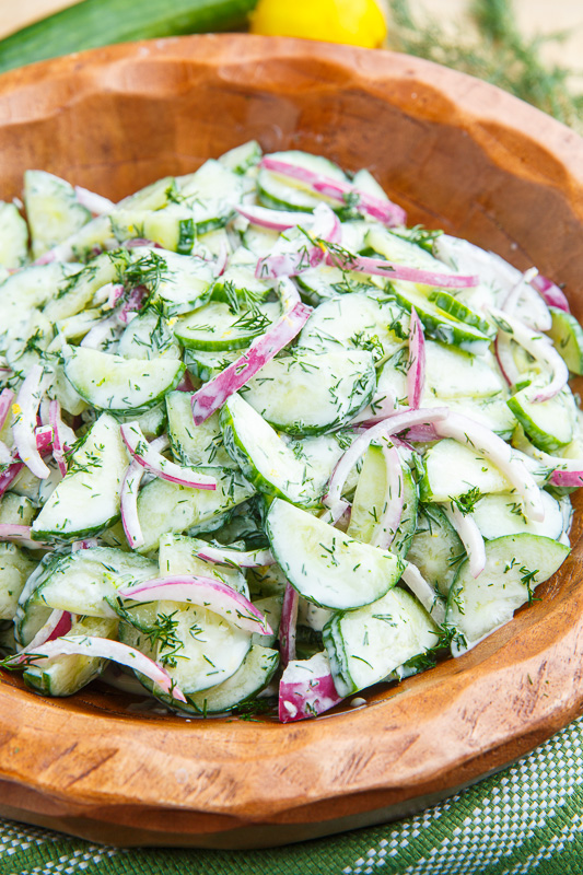 Creamy Dilled Cucumber Salad Creamy Dilled Cucumber Salad