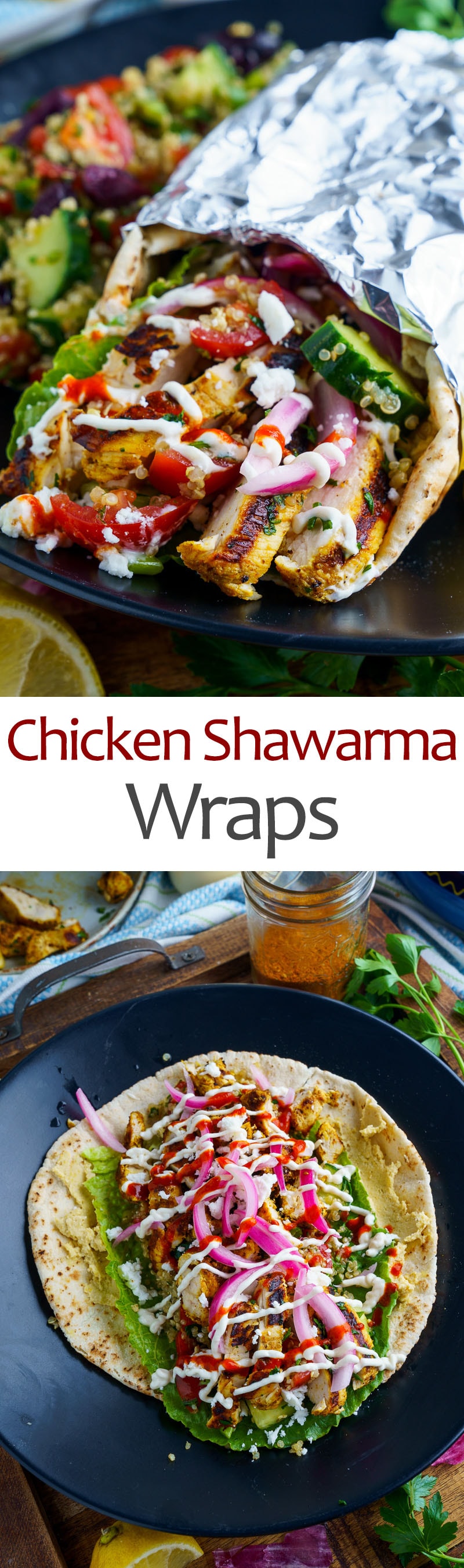 Chicken Shawarma Wraps Chicken Shawarma Wraps