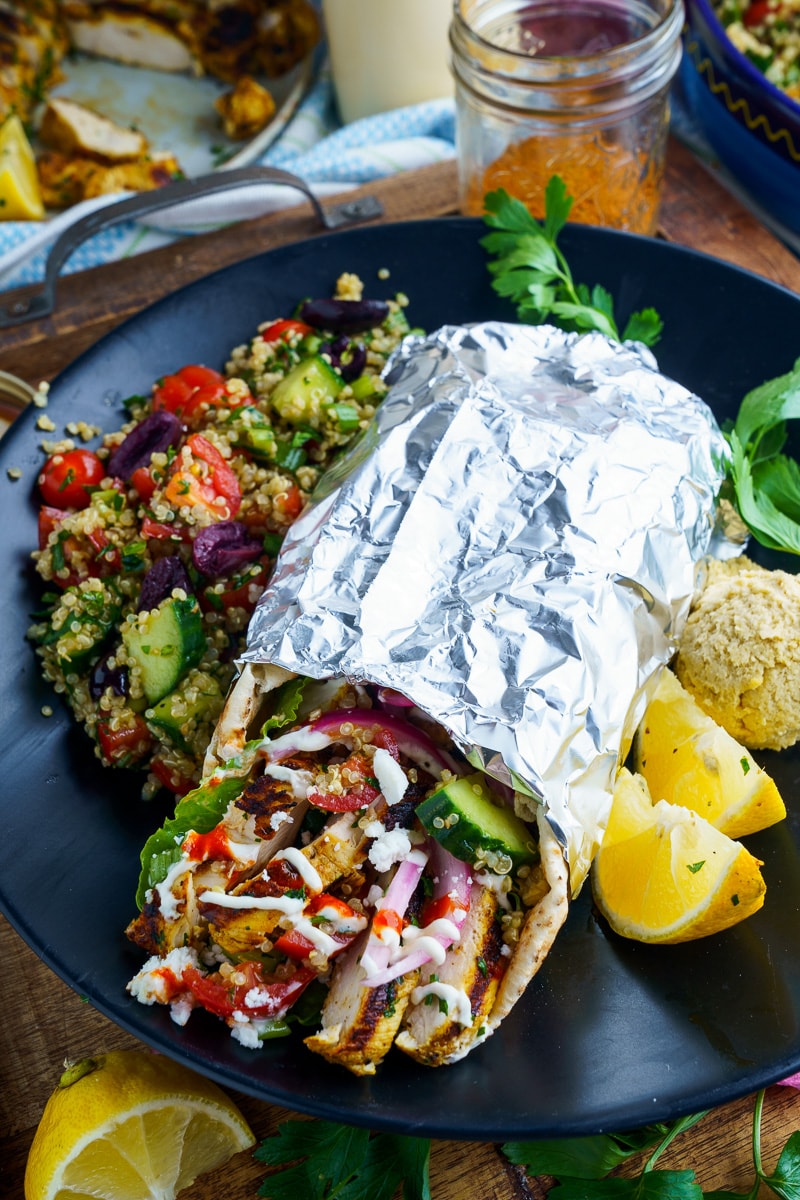 Chicken Shawarma Wraps Chicken Shawarma Wraps