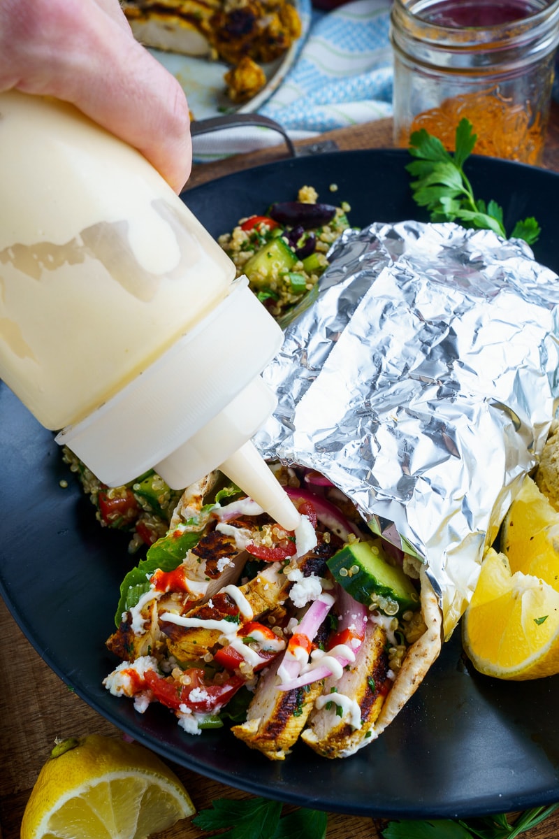 Chicken Shawarma Wraps Chicken Shawarma Wraps