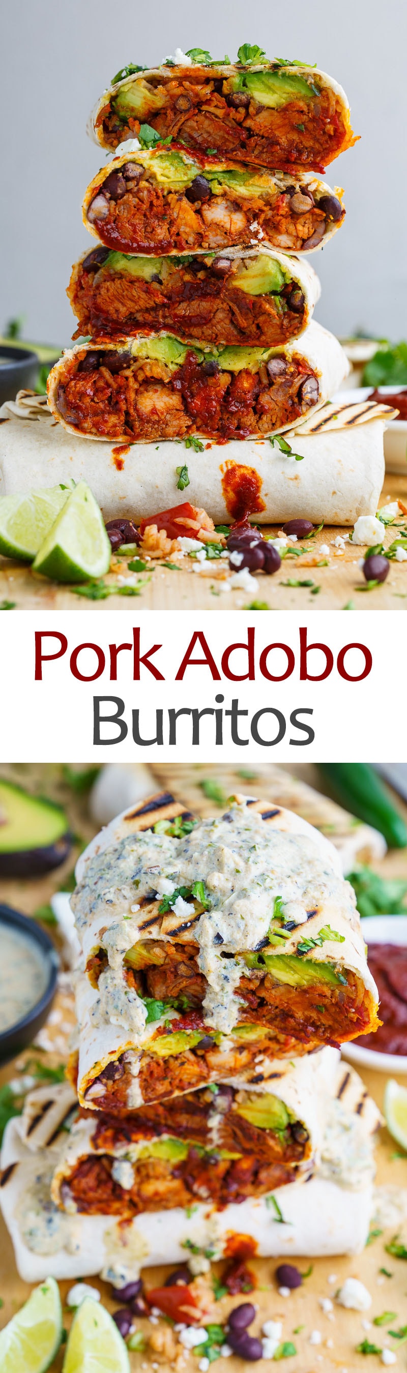 Pork Adobo Burritos Pork Adobo Burritos