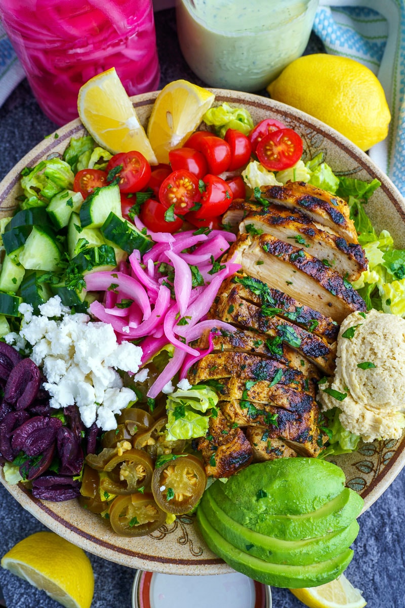 Chicken Shawarma Salad Chicken Shawarma Salad