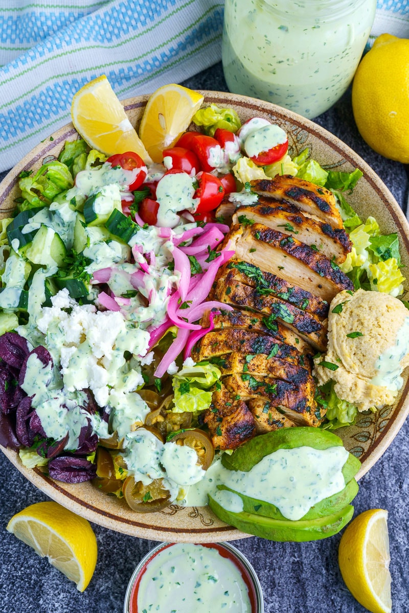 Chicken Shawarma Salad Chicken Shawarma Salad