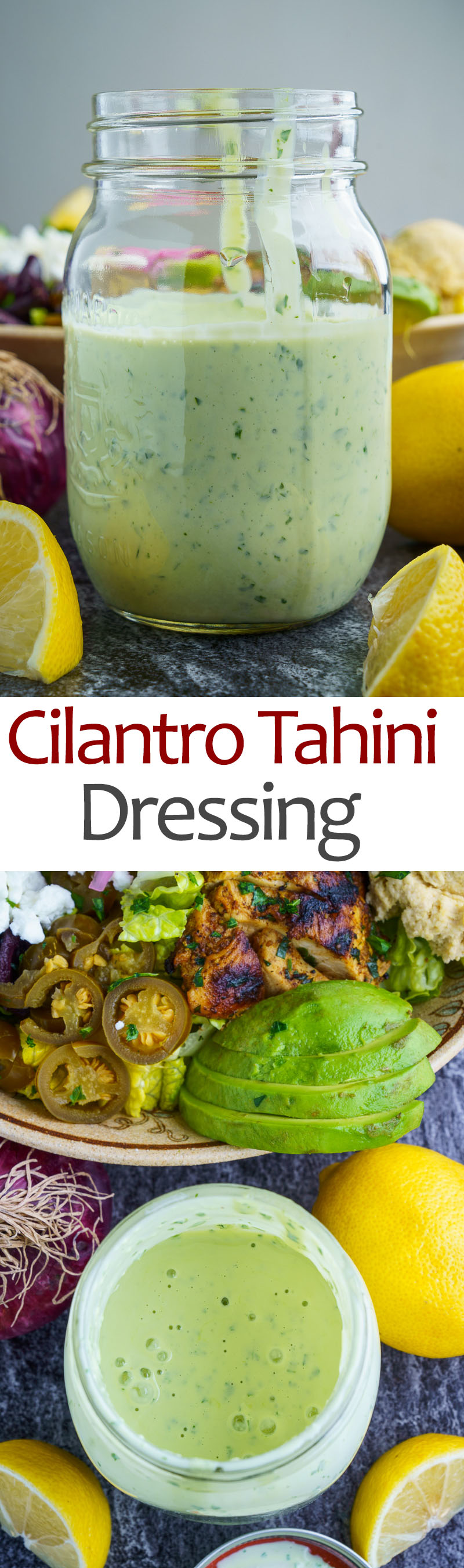 Cilantro Lemon Tahini Dressing Cilantro Lemon Tahini Dressing