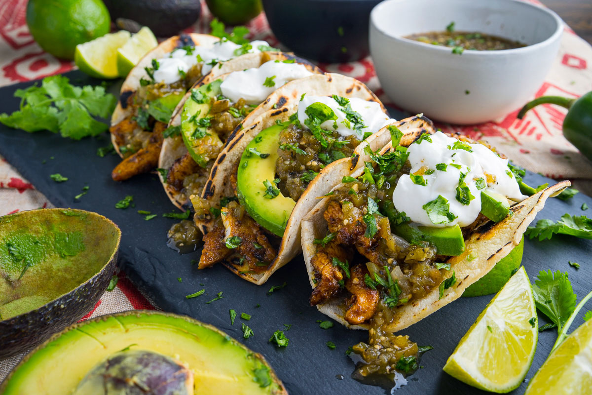 Chicken and Avocado Tacos Chicken and Avocado Tacos
