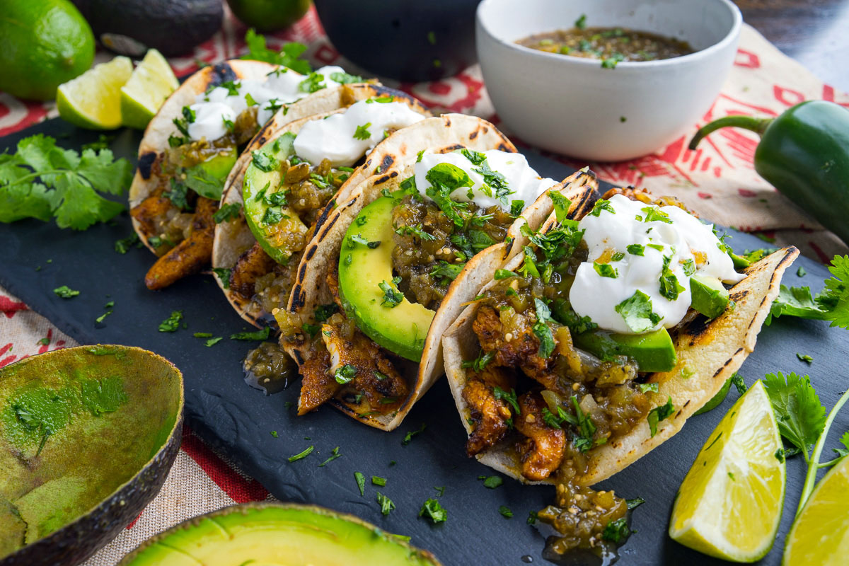 Chicken and Avocado Tacos Chicken and Avocado Tacos