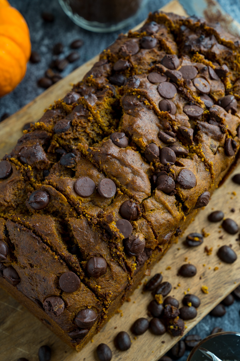 Chocolate Chip Pumpkin Spice Latte Bread Chocolate Chip Pumpkin Spice Latte Bread
