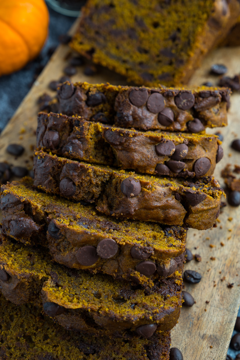 Chocolate Chip Pumpkin Spice Latte Bread Chocolate Chip Pumpkin Spice Latte Bread