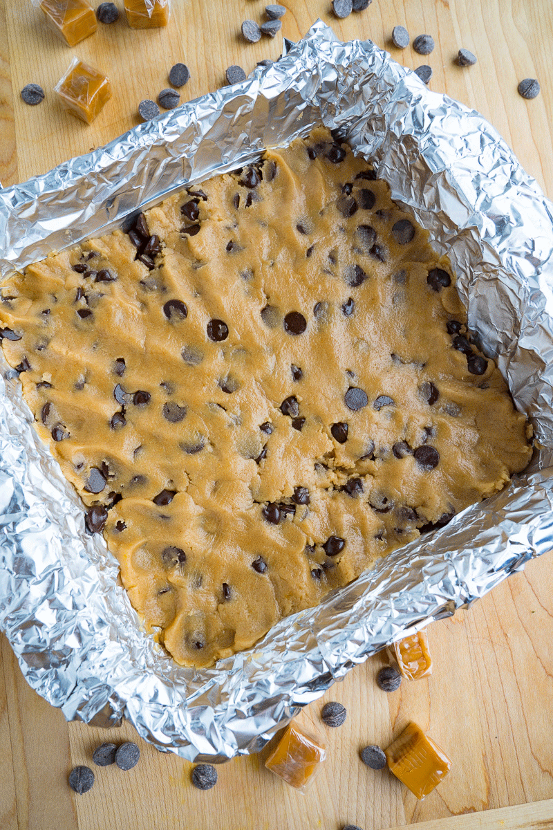 Salted Caramel Chocolate Chip Cookie Bars Salted Caramel Chocolate Chip Cookie Bars