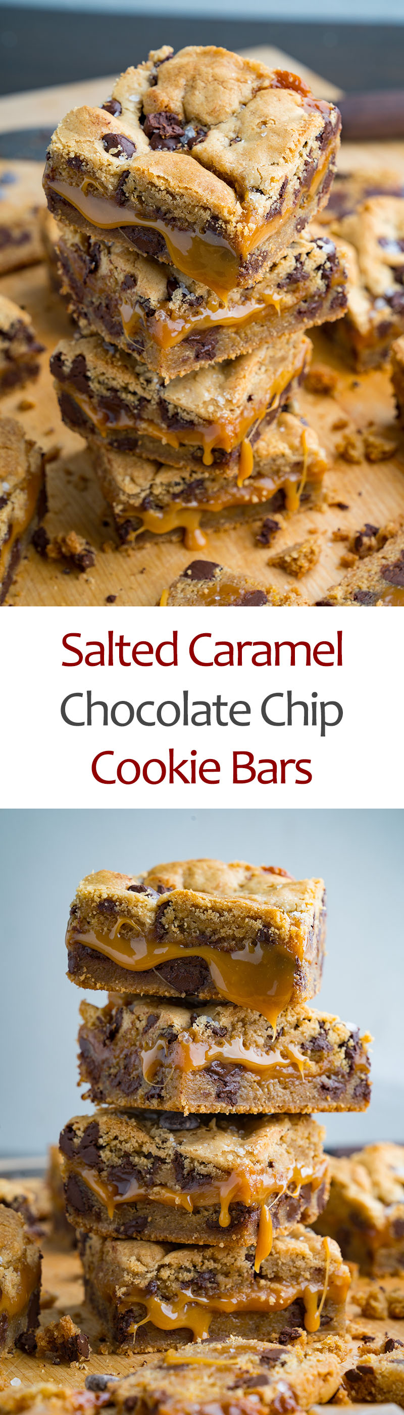 Salted Caramel Chocolate Chip Cookie Bars Salted Caramel Chocolate Chip Cookie Bars