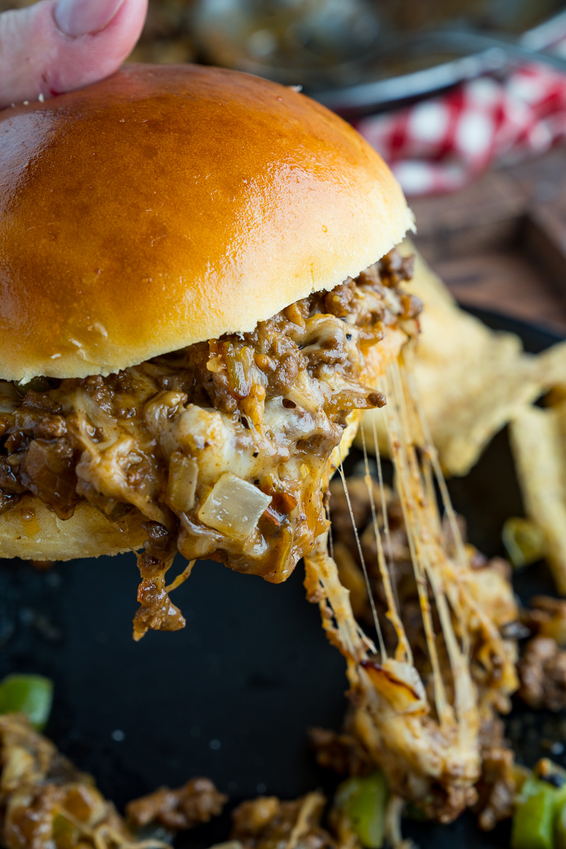 Philly Cheesesteak Sloppy Joes Philly Cheesesteak Sloppy Joes