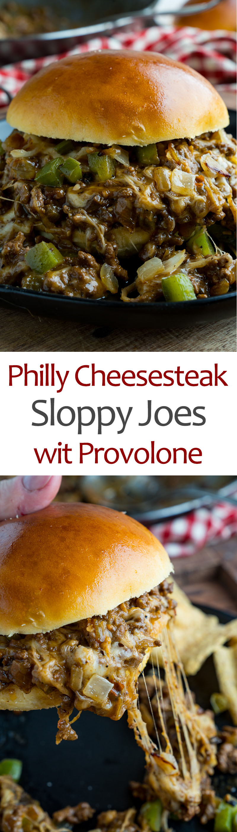 Philly Cheesesteak Sloppy Joes Philly Cheesesteak Sloppy Joes wit Provolone