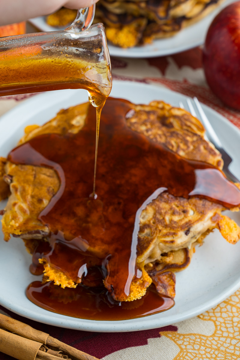 Apple and Cheddar Pancakes Apple and Cheddar Pancakes