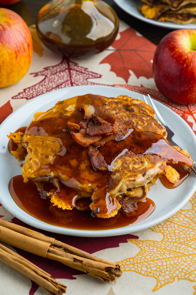 Apple and Cheddar Pancakes Apple and Cheddar Pancakes