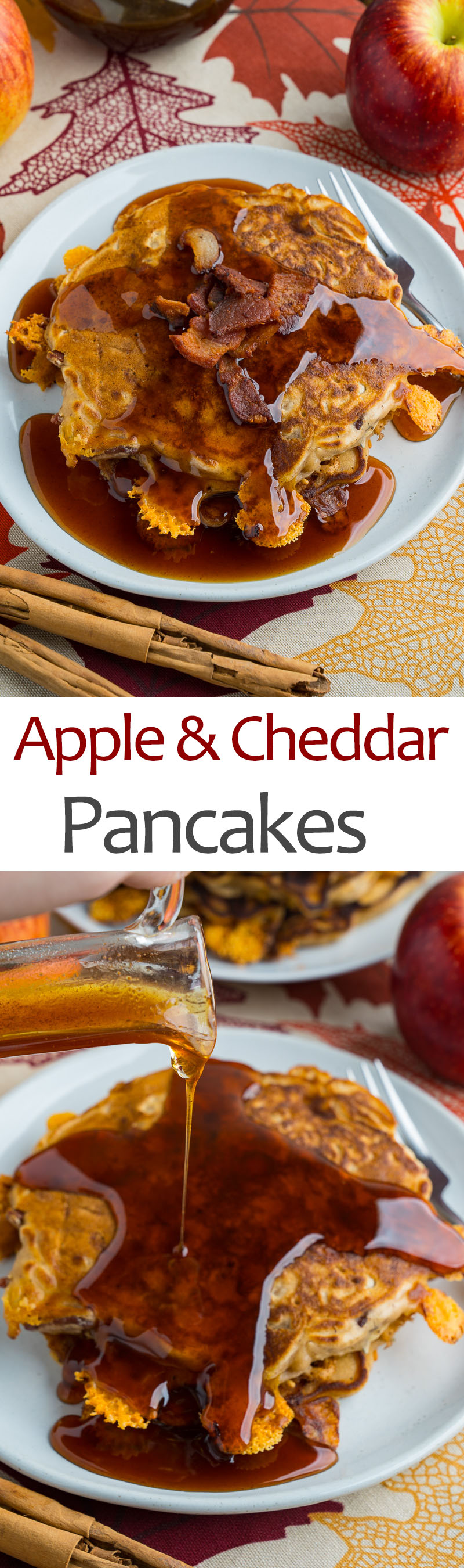 Apple and Cheddar Pancakes Apple and Cheddar Pancakes