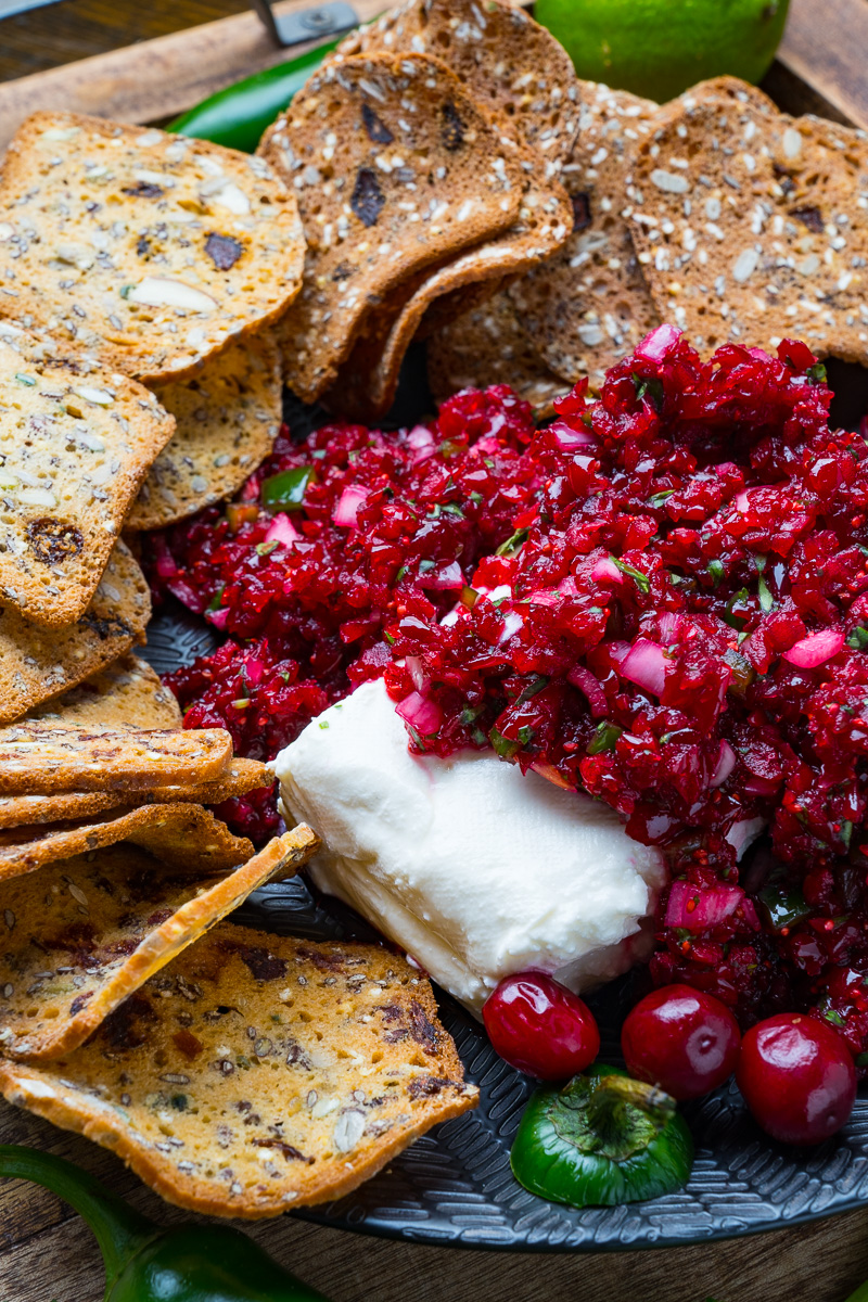Cranberry Salsa with Cream Cheese Cranberry Salsa with Cream Cheese