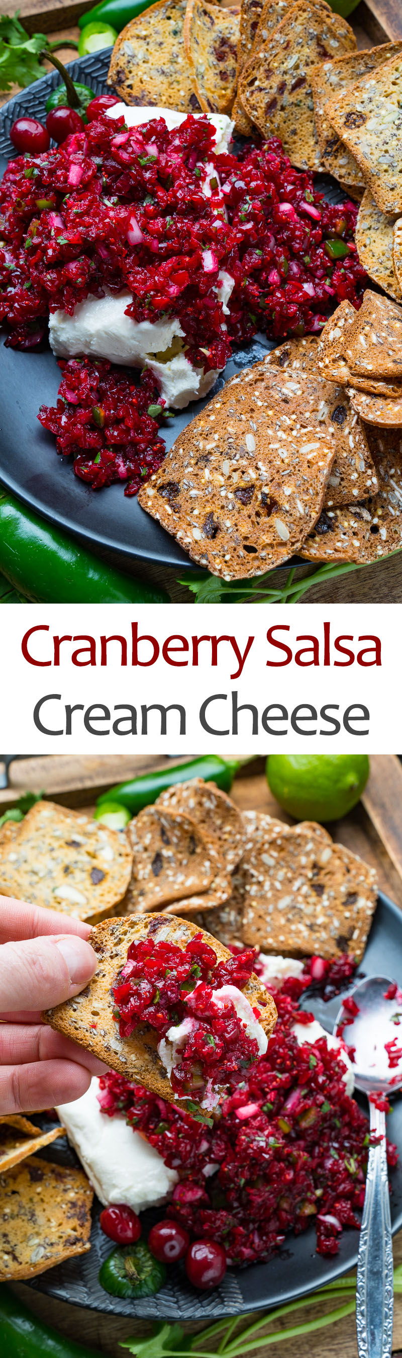 Cranberry Salsa with Cream Cheese Cranberry Salsa with Cream Cheese