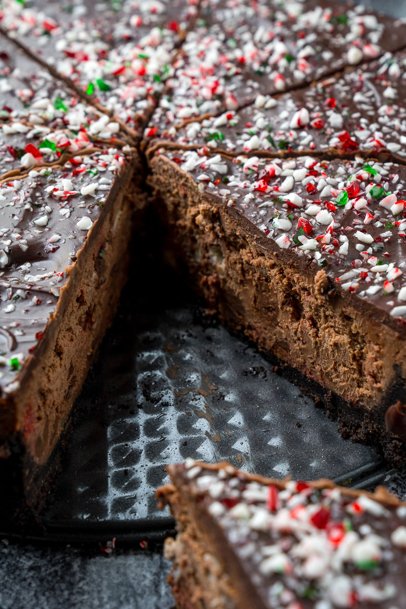 Peppermint Chocolate Cheesecake Peppermint Chocolate Cheesecake