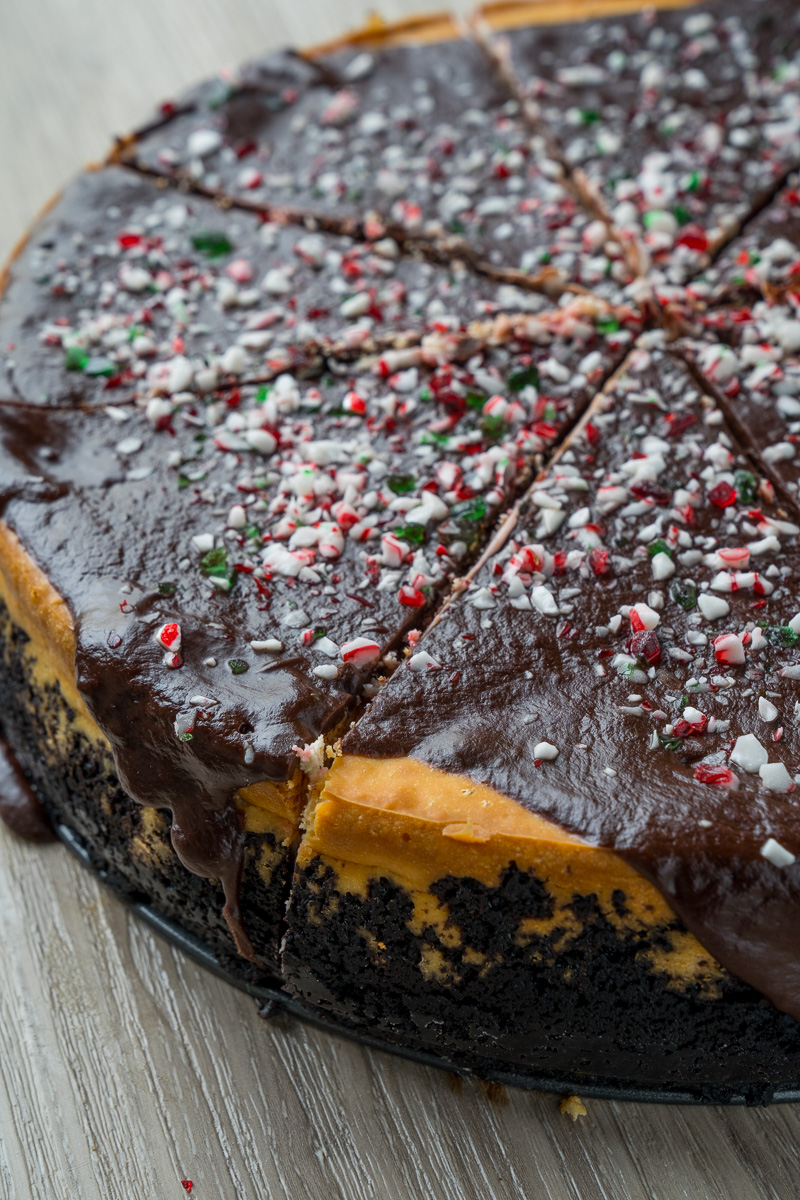 Peppermint Chocolate Cheesecake Peppermint Chocolate Cheesecake