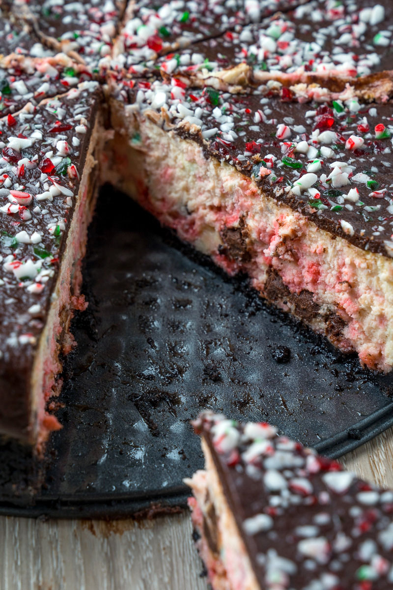 Peppermint Chocolate Cheesecake Peppermint Chocolate Cheesecake