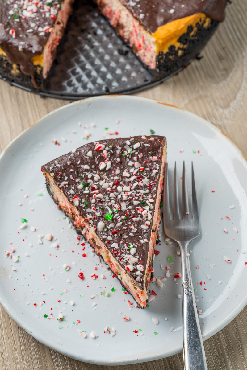 Peppermint Chocolate Cheesecake Peppermint Chocolate Cheesecake