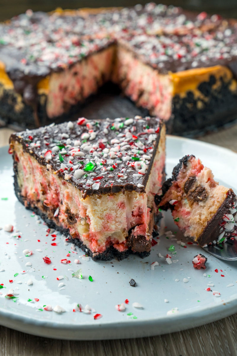 Peppermint Chocolate Cheesecake Peppermint Chocolate Cheesecake