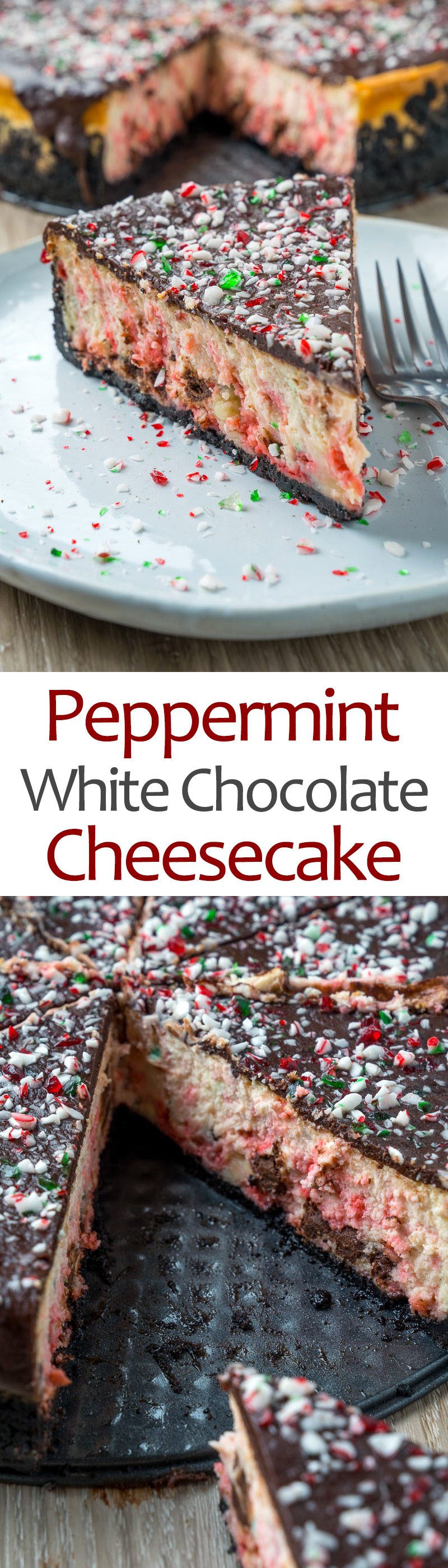 Peppermint Chocolate Cheesecake Peppermint Chocolate Cheesecake