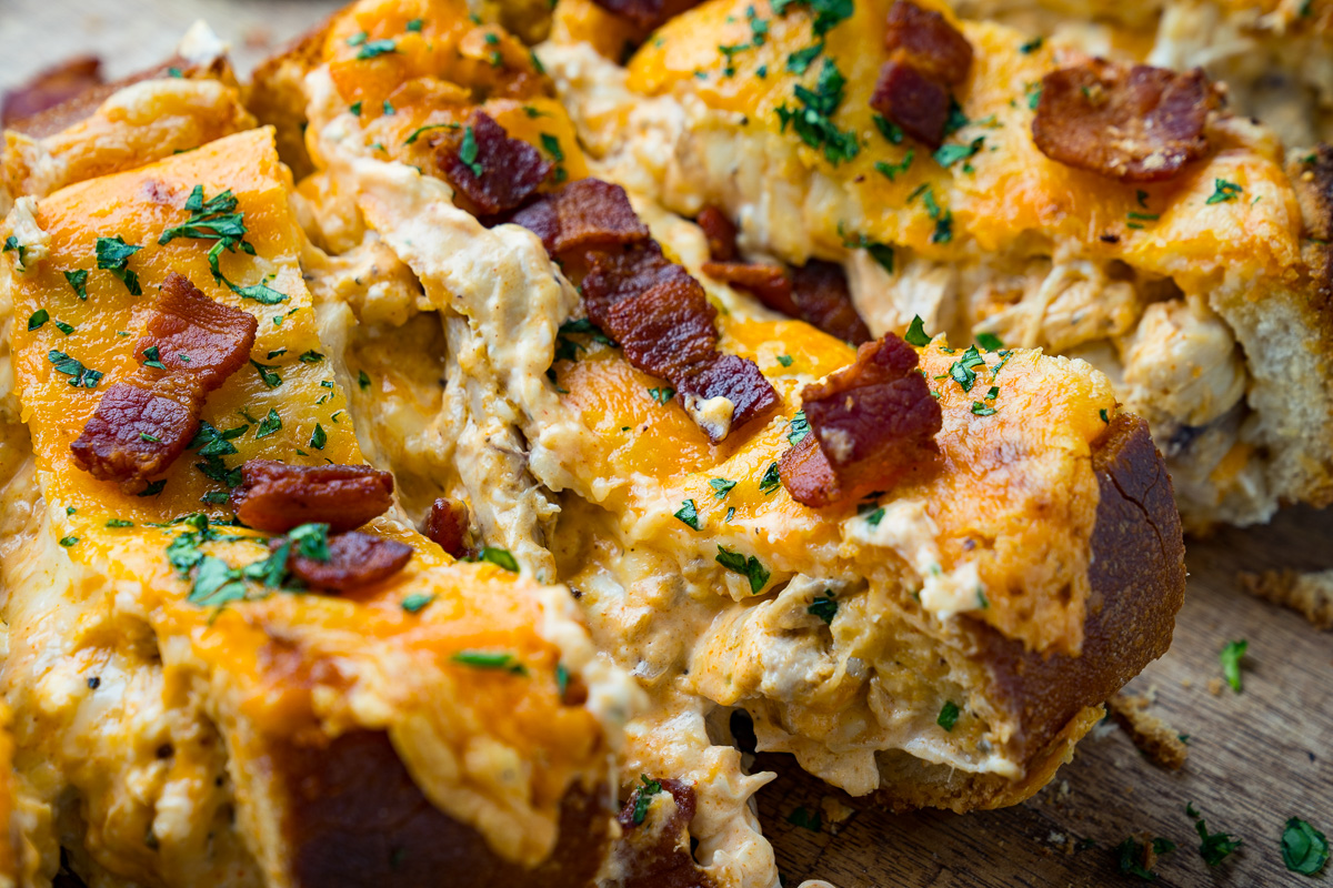Buffalo Chicken French Bread Buffalo Chicken French Bread