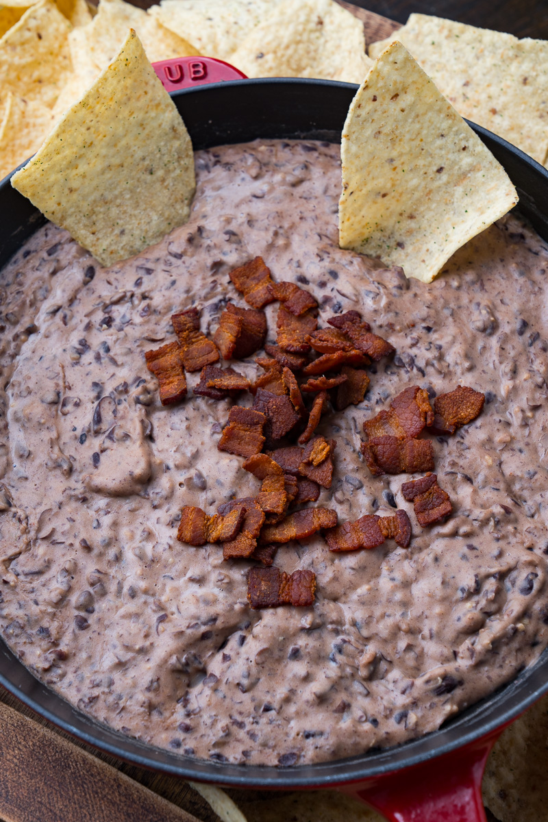 Cheesy Bacon Black Bean Dip Cheesy Bacon Black Bean Dip