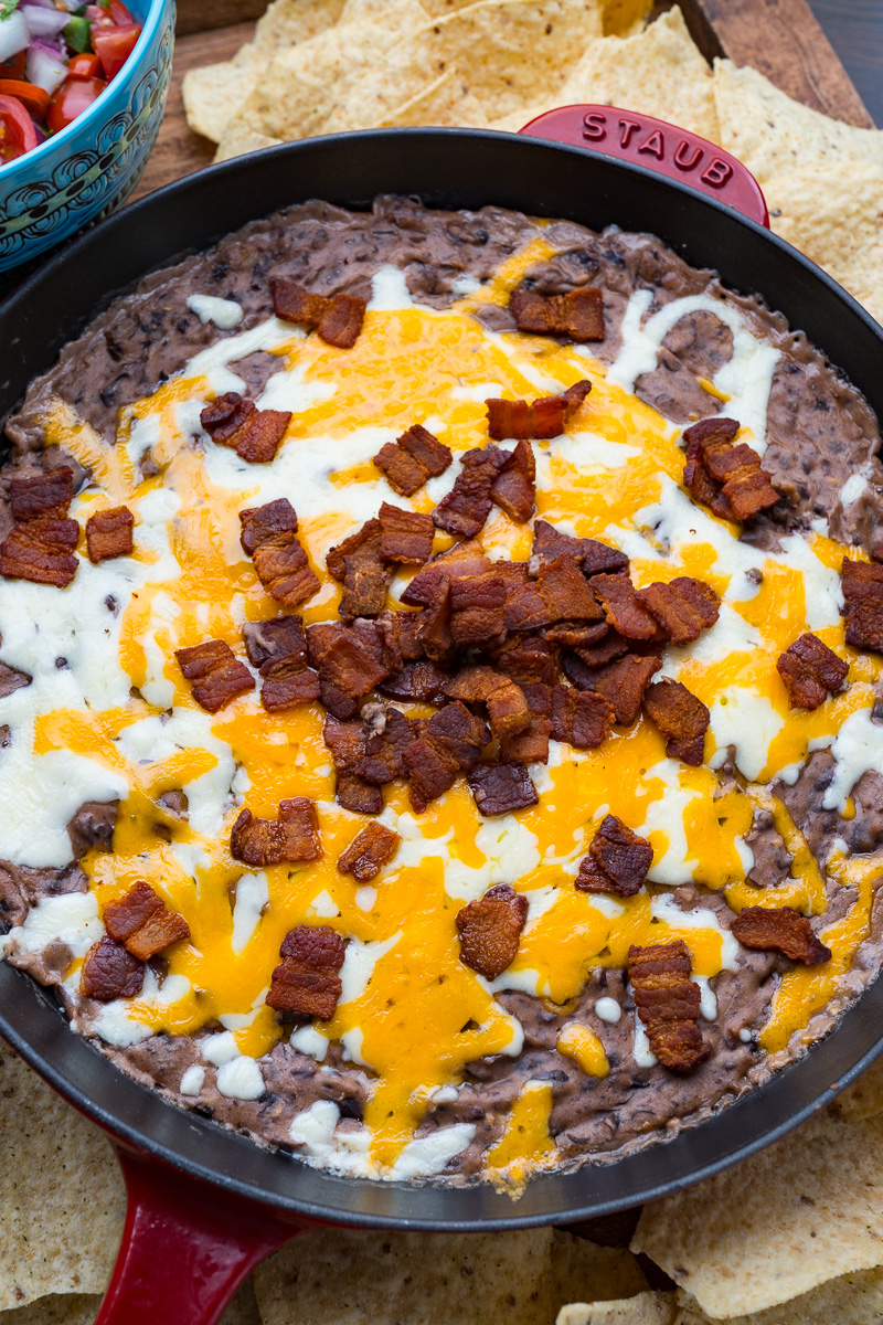 Cheesy Bacon Black Bean Dip Cheesy Bacon Black Bean Dip