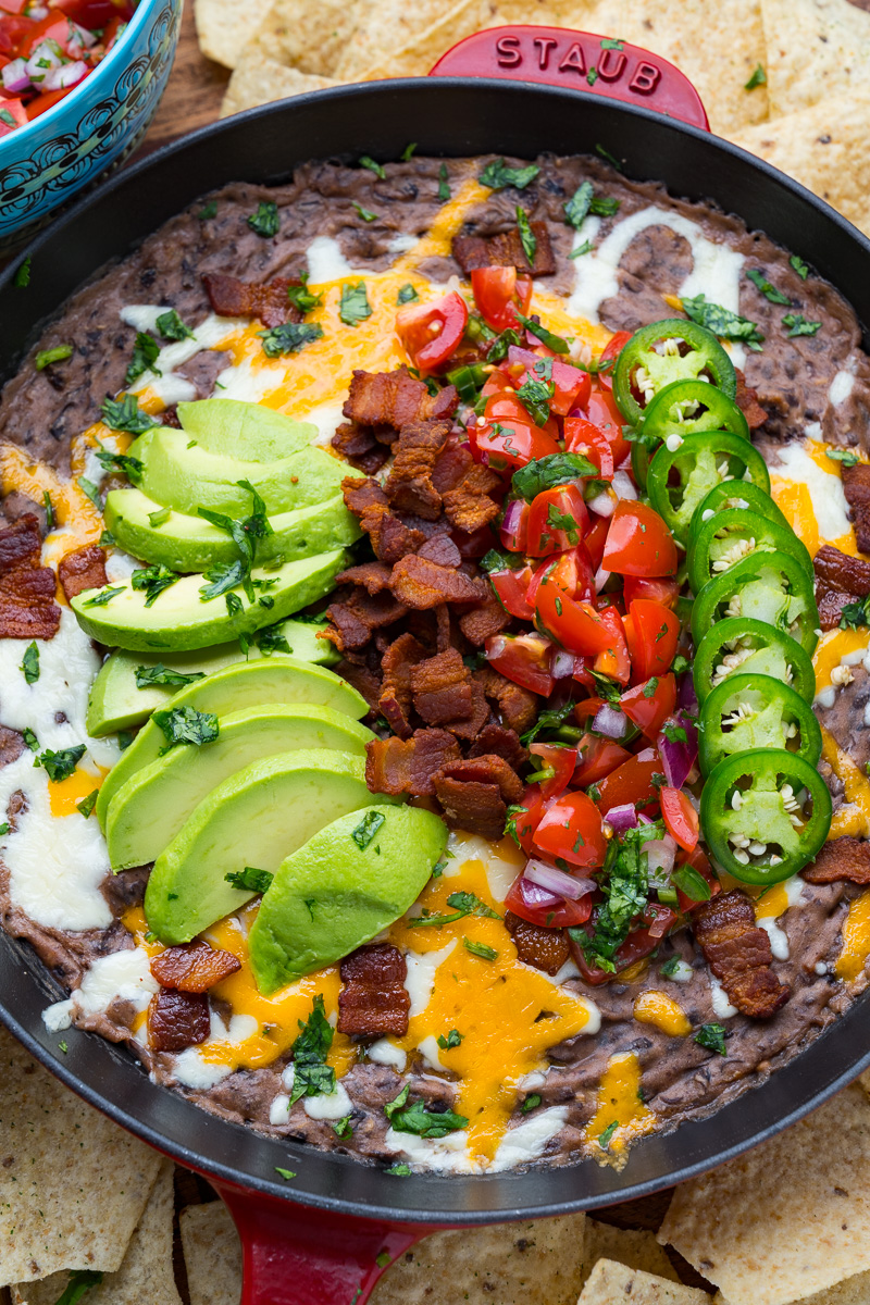Cheesy Bacon Black Bean Dip Cheesy Bacon Black Bean Dip