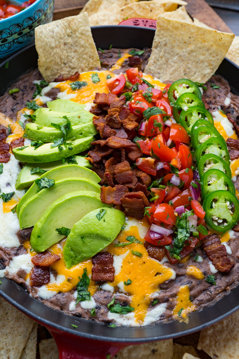 Cheesy Bacon Black Bean Dip Cheesy Bacon Black Bean Dip