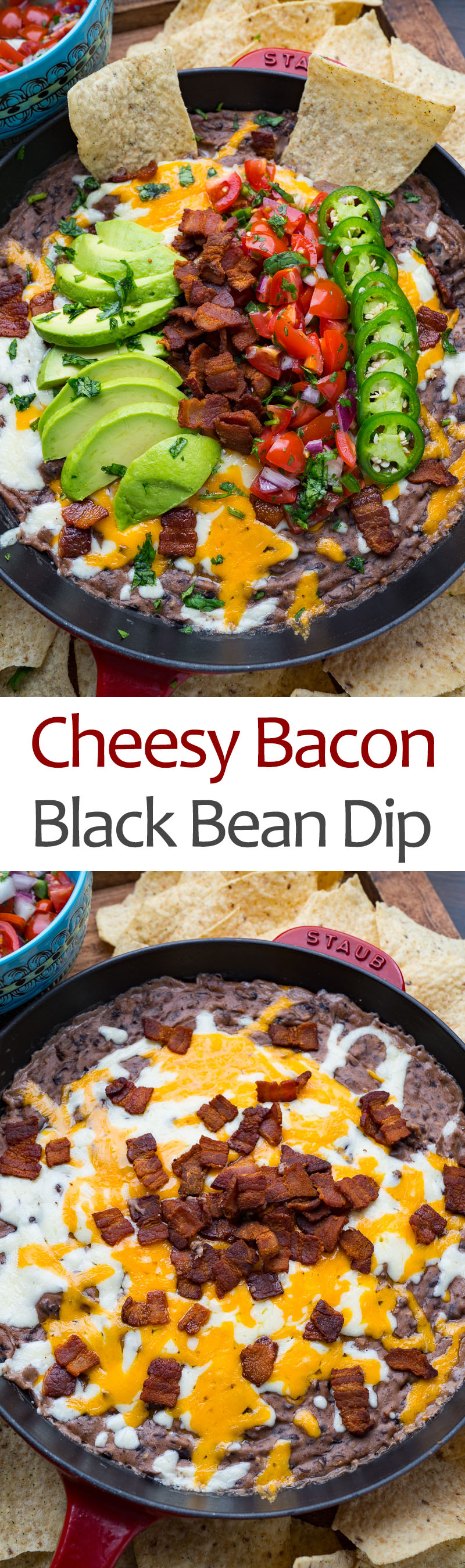Cheesy Bacon Black Bean Dip Cheesy Bacon Black Bean Dip