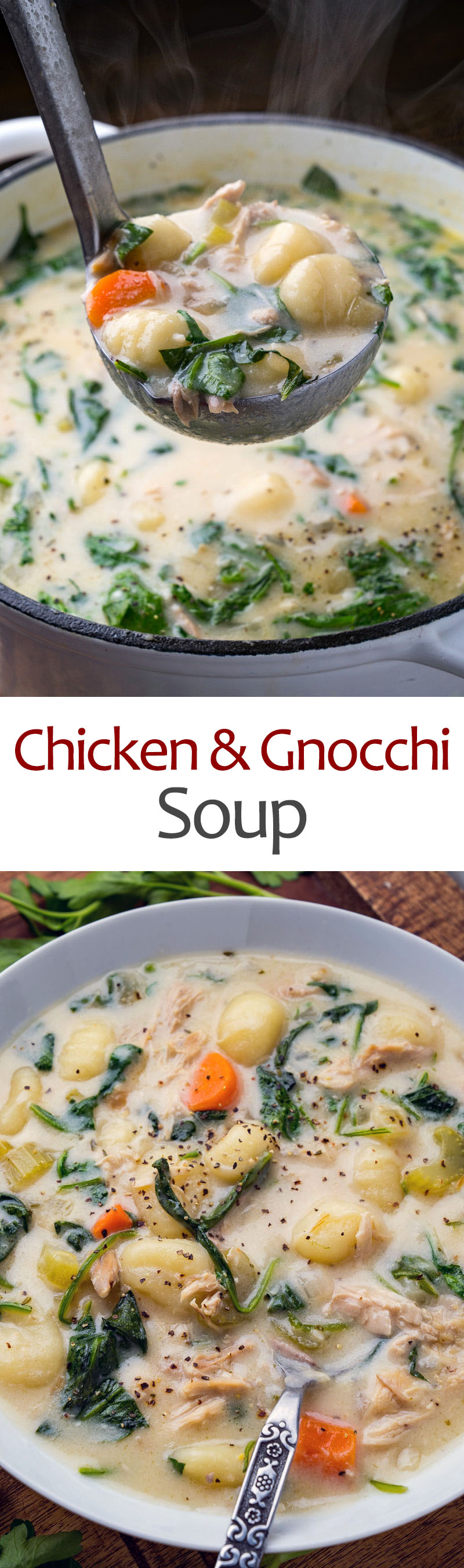 Creamy Chicken and Gnocchi Soup (Olive Garden Copycat) Creamy Chicken and Gnocchi Soup (Olive Garden Copycat)